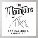 Search for the mountains are calling posters Hiking