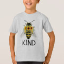 Search for bee kids tshirts Watercolor
