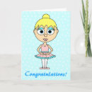 Search for dance recital congratulations cards Girl