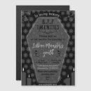 Search for funeral birthday invitations Black and white