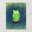 Search for blue owl postcards Drawing