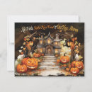 Search for halloween moving announcement cards New address