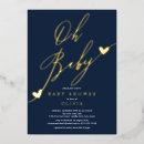 Search for foil baby shower invitations Simple