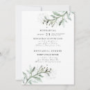 Search for new beginnings invitations Watercolor