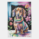 Search for dachshund tea towels Animal