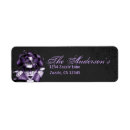 Search for mask masquerade party return address labels Purple
