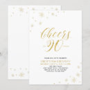 Search for cheers to 90 years invitations Modern