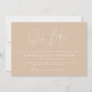 Search for beige baby shower invitations Script