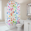Search for space galaxy shower curtains Colourful