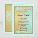 Search for aqua gold invitations Star of david
