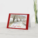 Search for landscape painting christmas cards Watercolor