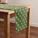 Search for olive green table runners White