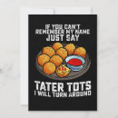 Search for tater invitations Food