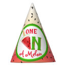 Search for watermelon paper party hats 1st birthday