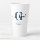Search for blue monogrammed mugs For him