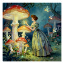Search for vintage mushroom posters Garden