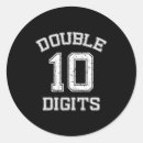 Search for double digits stickers Birthday