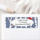 Search for birch tree return address labels Winter