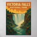 Search for zimbabwe travel posters Waterfall