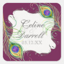 Search for peacock feather wedding stickers Feathers