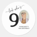 Search for 90 years old stickers Black and white