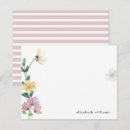 Search for wildflowers note cards Girly