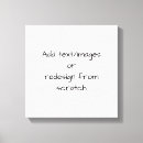 Search for blank canvas prints Create your own