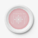 Search for pink christmas paper plates Baby shower