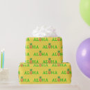 Search for aloha wrapping paper Hawaii