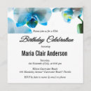 Search for orchid birthday invitations Tropical