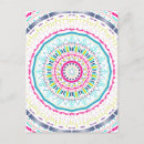 Search for colourful mandalas postcards Meditation