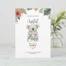 Search for koala birthday invitations Boy