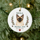 Search for siamese cat christmas tree decorations Cute