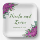 Search for purple christmas plates Poinsettia