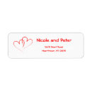 Search for romance return address labels Modern