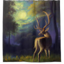 Search for stag shower curtains Deer