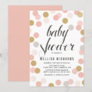 Search for polka dot baby shower invitations Modern