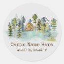 Search for cabin in the woods stickers Nature