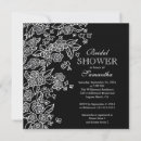 Search for black and white bridal shower invitations Flowers