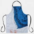 Search for scarf aprons Blue