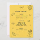 Search for itinerary bridal shower invitations Bride