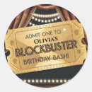 Search for hollywood birthday stickers Party