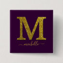 Search for letter m badges Gold