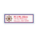 Search for wheel return address labels Boating
