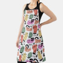 Search for cute drawing aprons Cat lovers