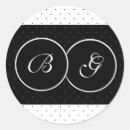 Search for dot wedding stickers Black and white