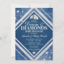 Search for diamond baby shower invitations Elegant