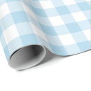 Search for light blue and white gingham wrapping paper Squares