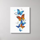 Search for butterfly canvas prints Orange