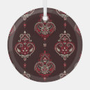 Search for paisley christmas tree decorations Black